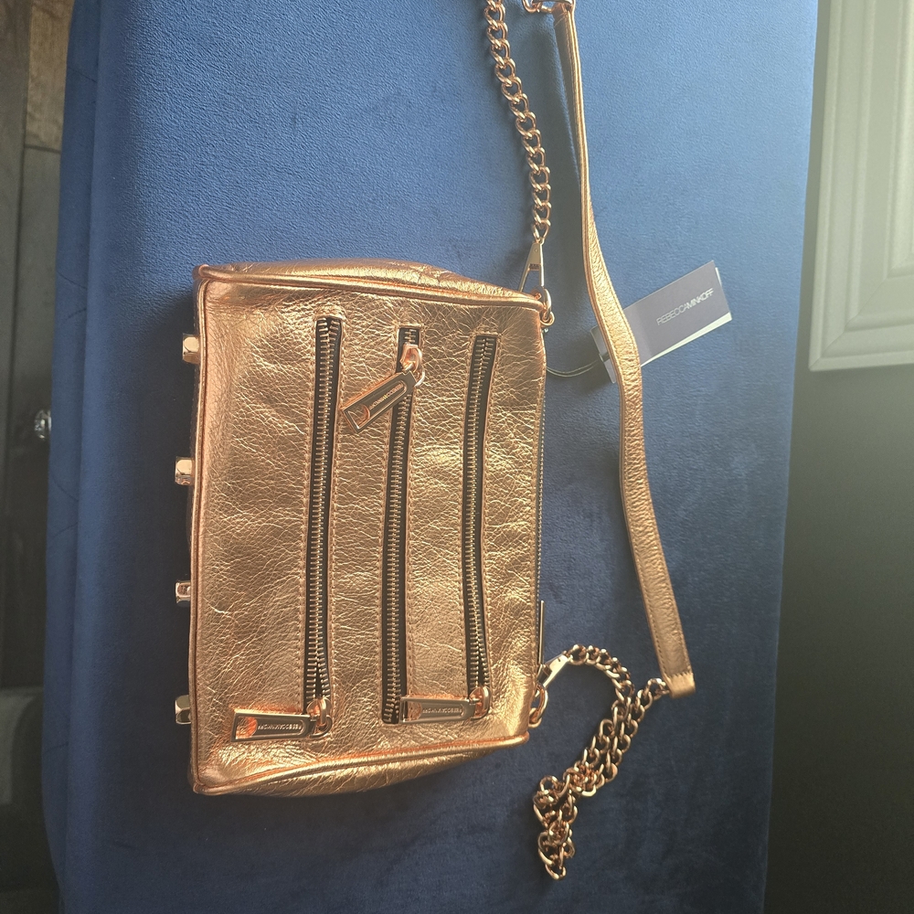 Rebecca Minkoff Gold Crossbody Bag